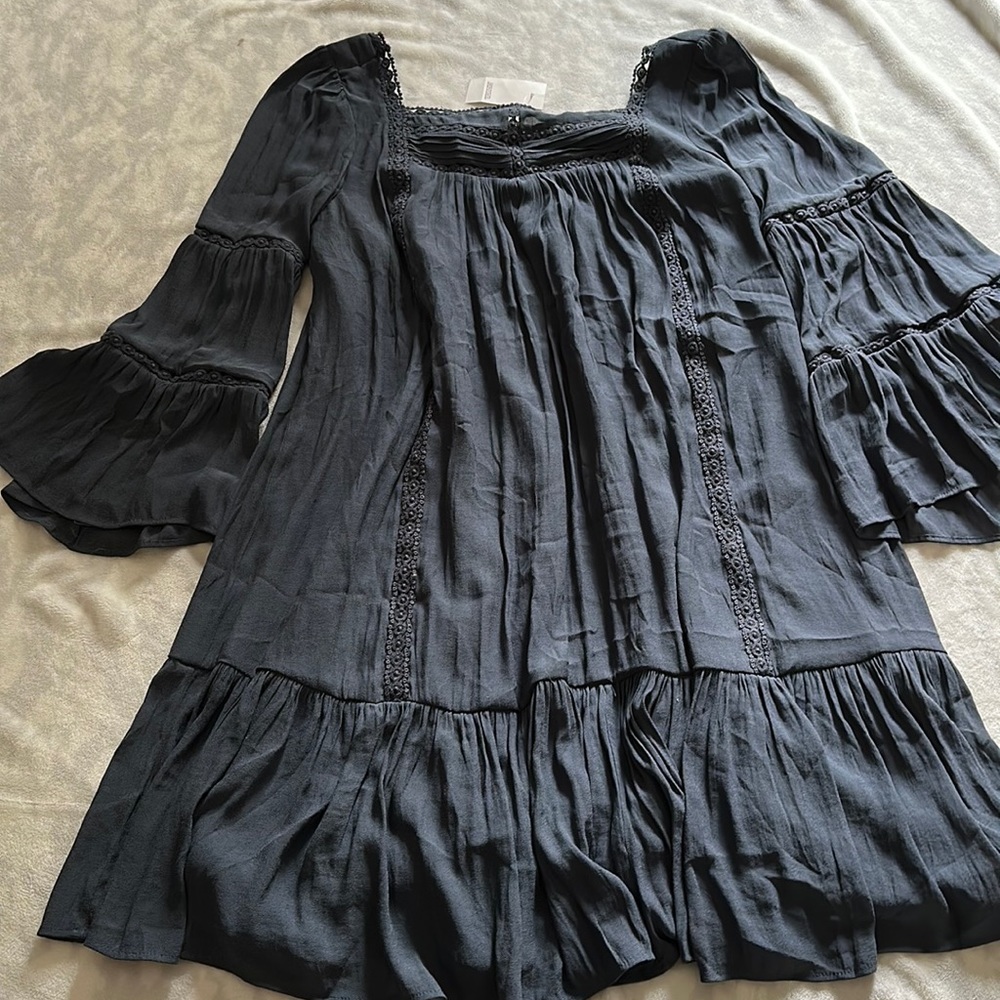 New loft navy blue women’s tunic / dress sz small
